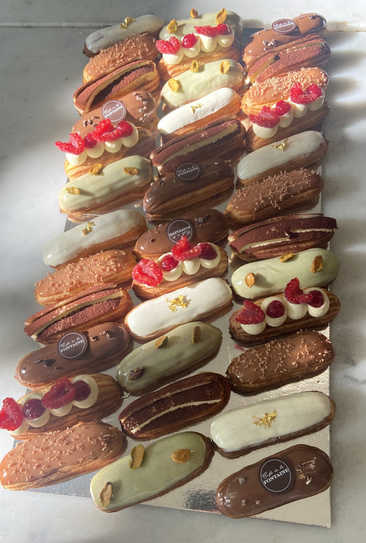 Box of Mini Eclairs